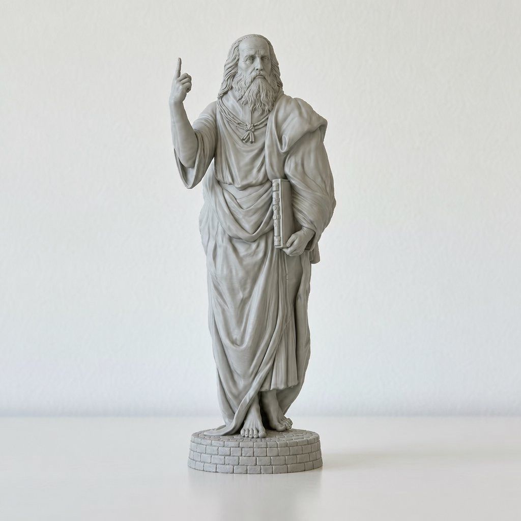 3D Printing Guide - Статуя Платона: Путеводитель по коллекции скульптур