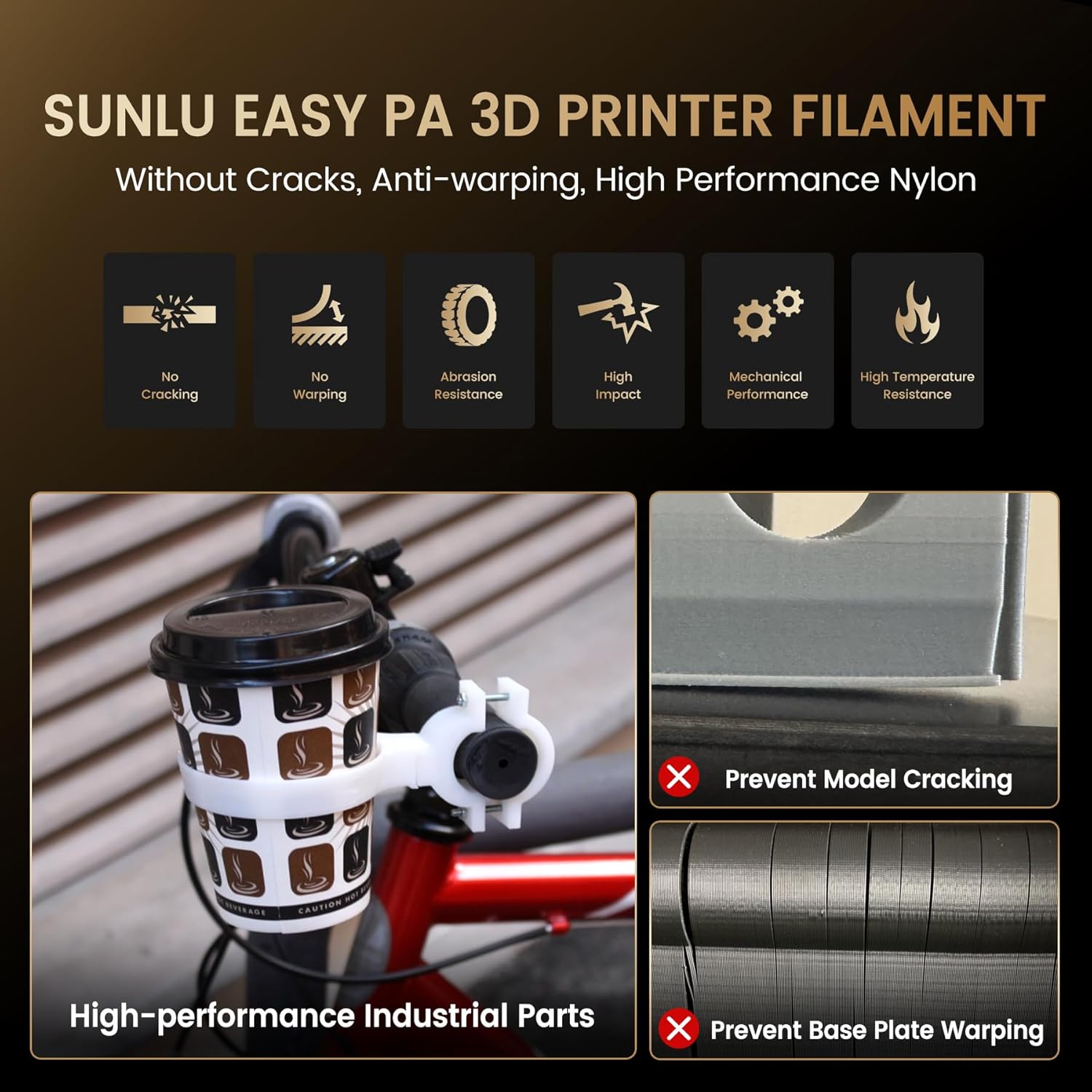 SUNLU 1 кг, простая впечатанна – обзор и цена 3D Printing Nylon